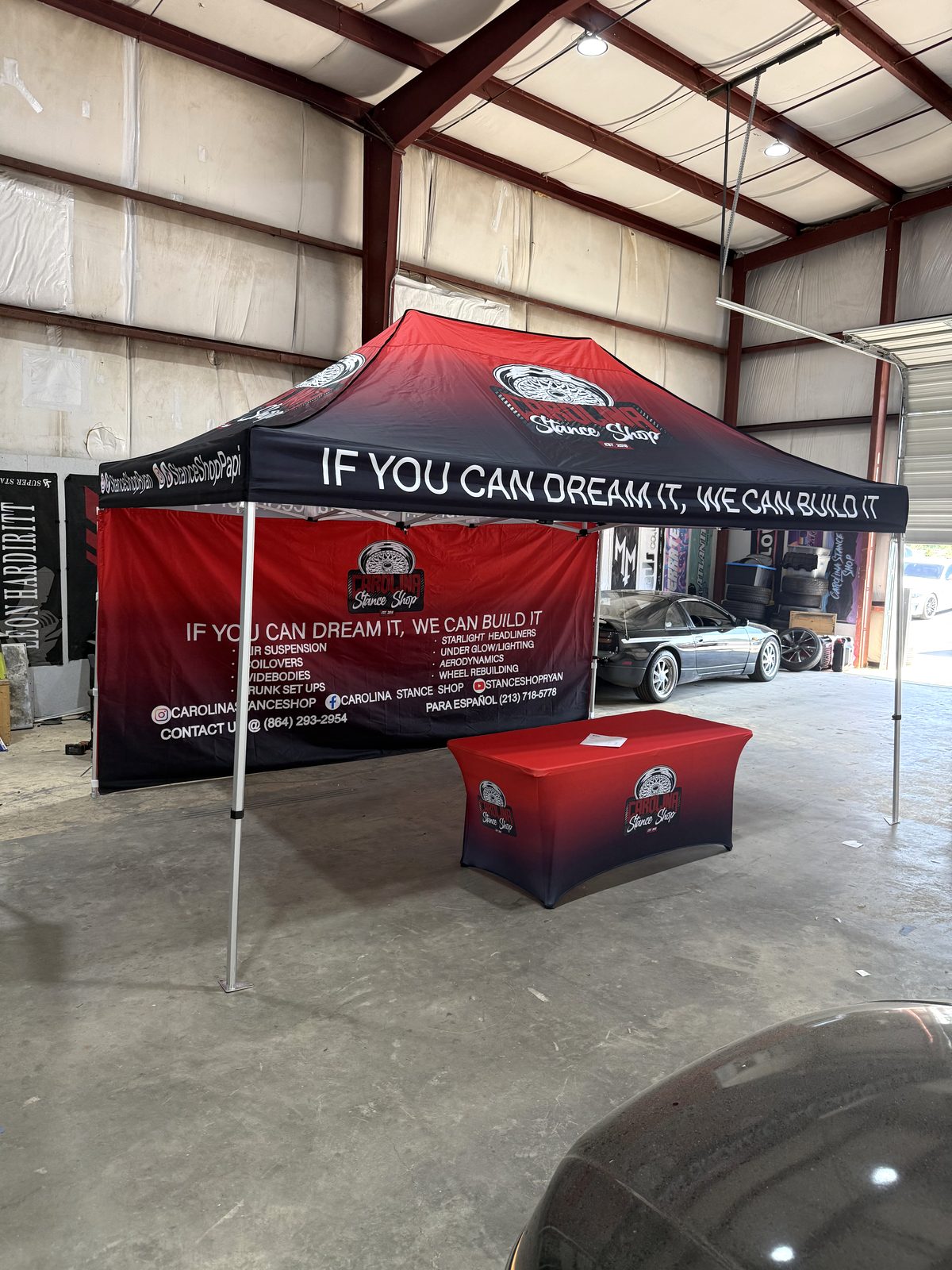 Custom printed canopy tent