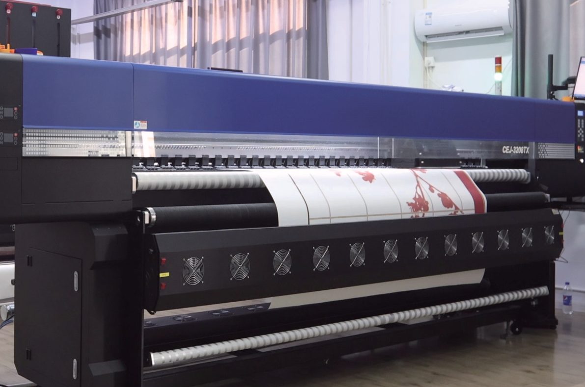Large-format fabric printing